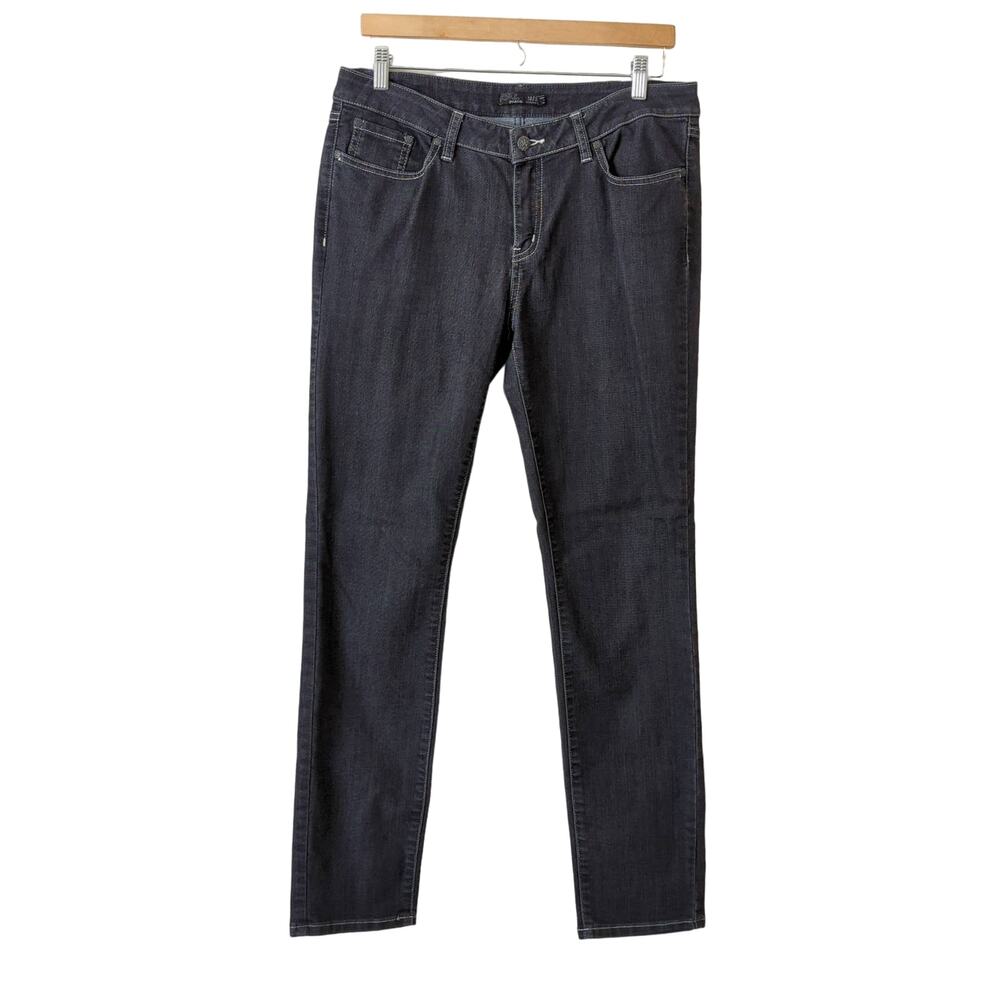 prAna‎ Kayla Womens Jeans 10 30 Organic Cotton Denim Mid Rise Stretch Gray 30x31